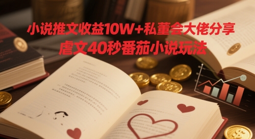 小说推文收益10W+私董会大佬分享，虐文40秒番茄小说玩法好项目网-专注分享网络创业项目落地实操课程 – 全网首发_高质量创业项目输出好项目网